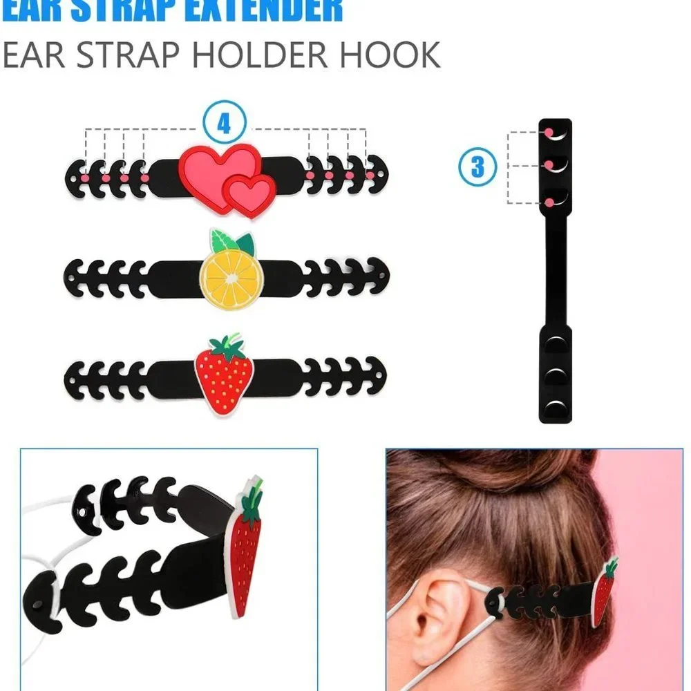 NEW In Pack 2 10 Pack Mask Hooks